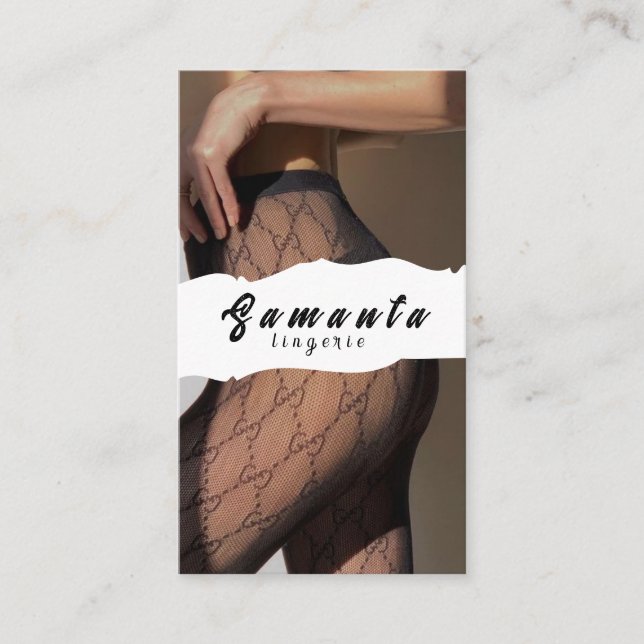 Lingerie Business Card (Front)