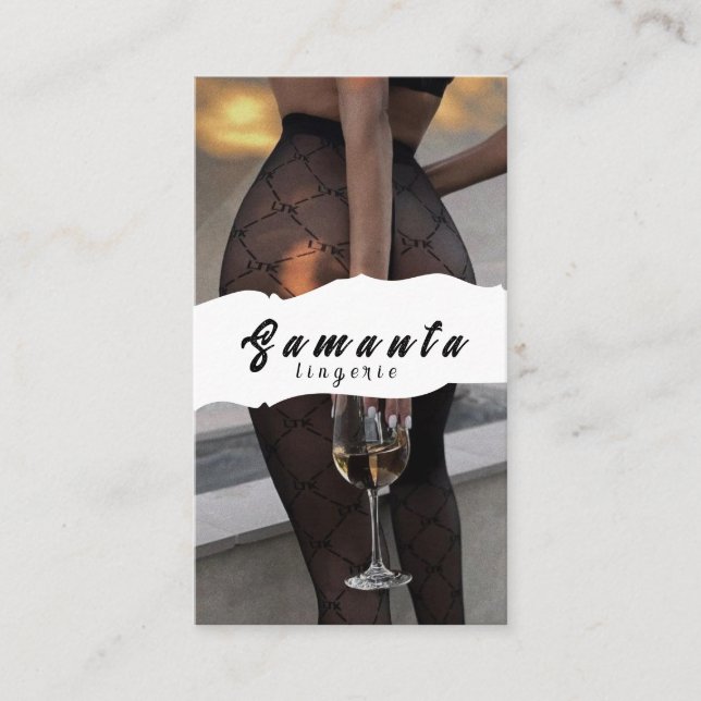 Lingerie Business Card (Front)