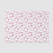 Lingerie Decoupage Tissue Paper, Fashion Gift