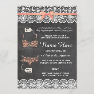 Lingerie Douche mariée Coral Invitation dentelle