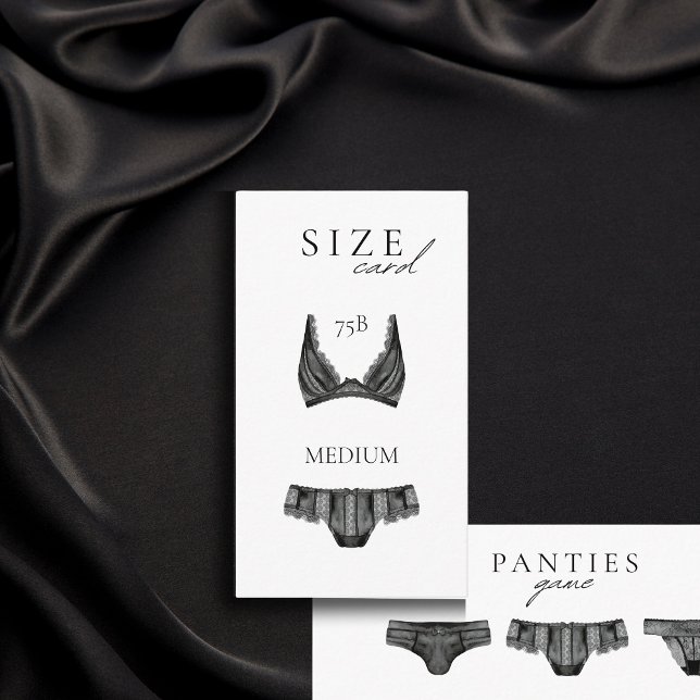 Lingerie Douche Taille carte Black Lace (Créateur téléchargé)