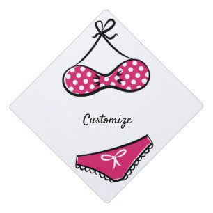 Lingerie Inspector Thunder_Cove Graduation Cap Topper