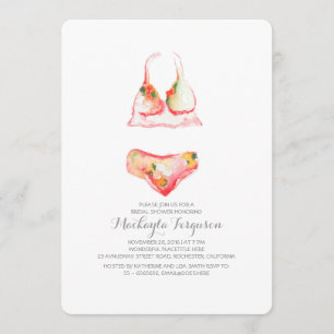 Lingerie Shower Bridal Shower Invitations