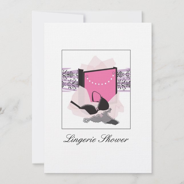 Lingerie Shower Invitation (Front)