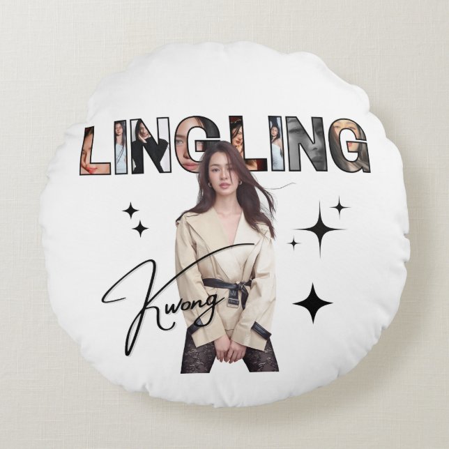 LingLing Kwong Round Pillow (Front)