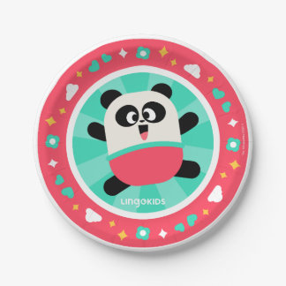 Lingokids Party Paper Plates with Elliot