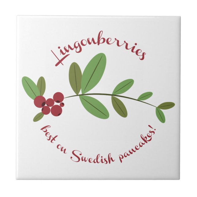 Lingonberries Tile (Front)