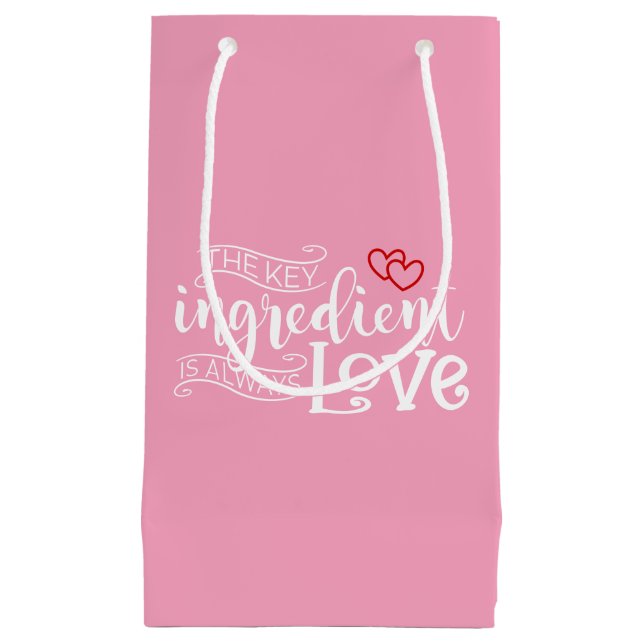 L'ingrédient clé est l'amour Valentine | Sac Cadea (Devant)