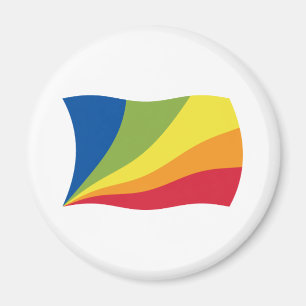 Lingua Franca Nova Flag Magnet