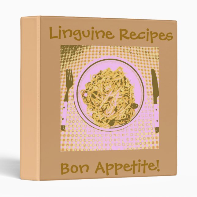 Linguine Pasta Binder (Front/Spine)