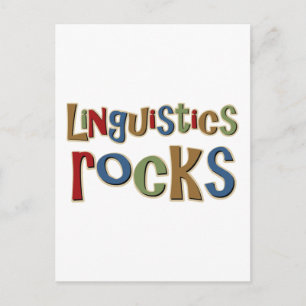 Linguistics Rocks Postcard