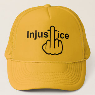 L'Injustice casquette Est Mauvaise