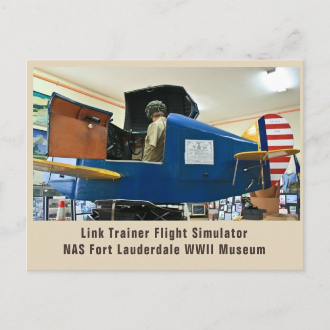 Link Trainer Postcard (Front)