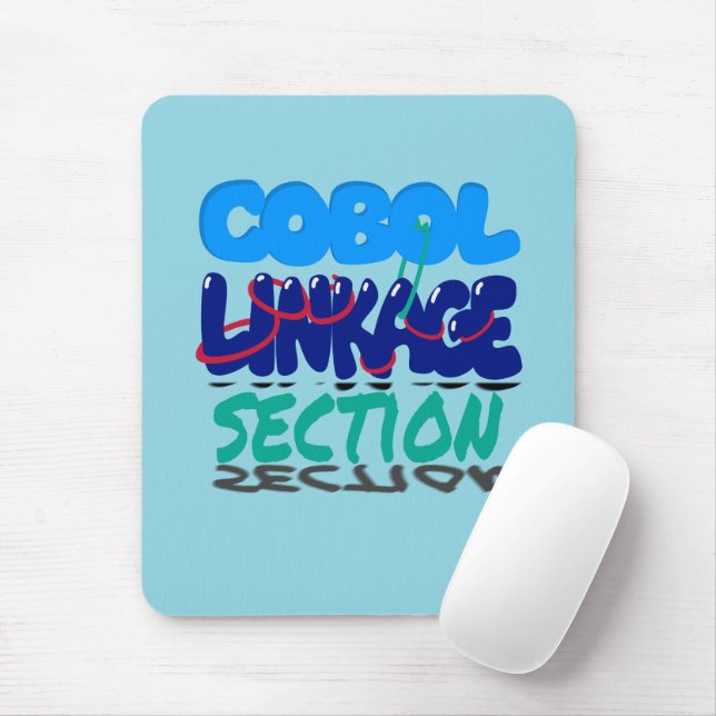 Linkage Section in Cobol Programming Mouse Pad (With Mouse)