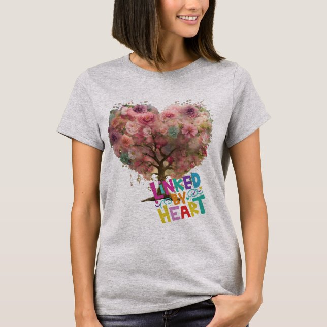 Linked by heart  T-Shirt (Front)