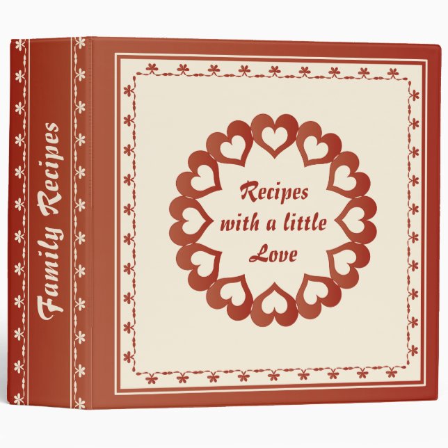 Linked by Love Recipe Binder (Front/Spine)