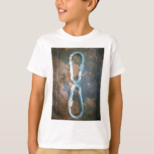 Linked Carabiners Art Print T-Shirt