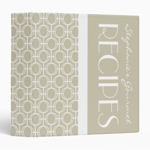 Linked Eternity Rings Pattern Recipe - Latte Binder