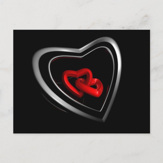 Linked Hearts Postcard (Front)