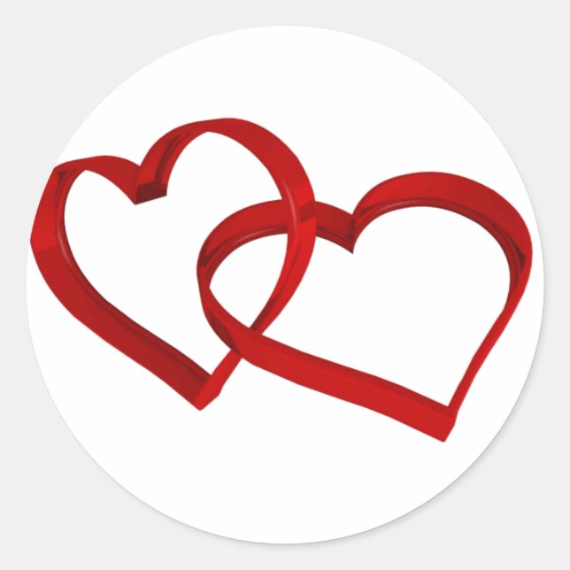 Linked Hearts sticker (Front)