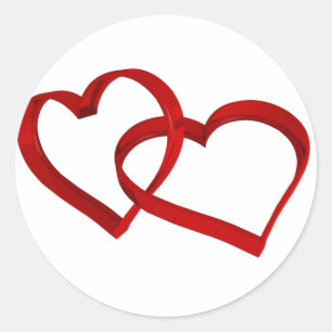 Linked Hearts sticker