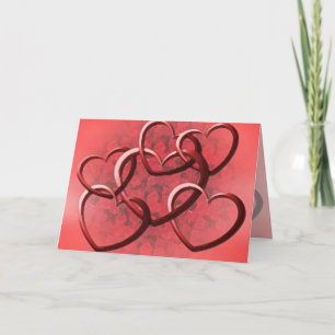 Linking hearts - Customize Card