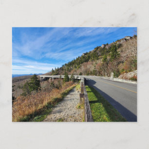 Linn Cove Viaduct Blue Ridge Parkway Postcard