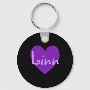 Linn in Purple Keychain