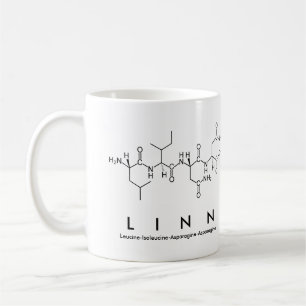 Linn peptide name mug
