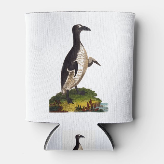 Linnaeus Birds - Great Auk - Extinct Can Cooler (Front)