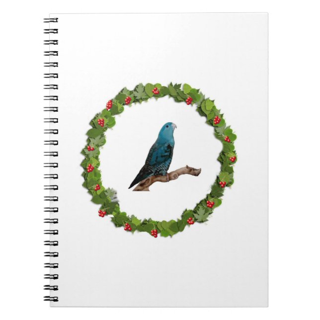 Linnie Christmas Wreath Notebook (Front)