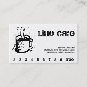 Lino Cafe Punch / Carte de fidélité