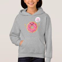 L'inquiétude pourpre de beignet de sweat - shirt à