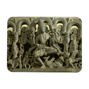 Lintel depicting The Trinity: Siva, Brahma and Vis Magnet