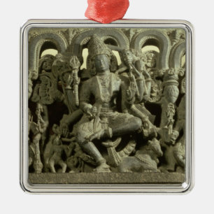 Lintel depicting The Trinity: Siva, Brahma and Vis Metal Ornament