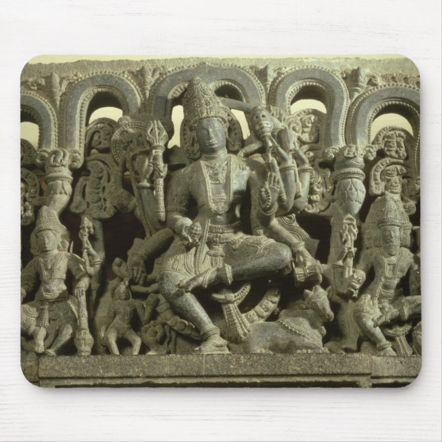 Lintel depicting The Trinity: Siva, Brahma and Vis Mouse Pad (Front)