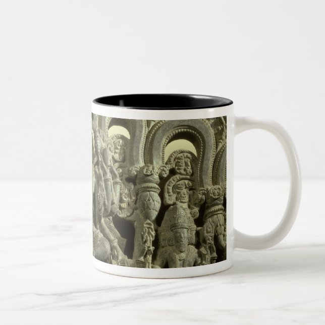 Lintel depicting The Trinity: Siva, Brahma and Vis Two-Tone Coffee Mug (Right)