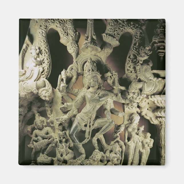 Lintel with Shiva Nataraja, Kakatiya dynasty Magnet (Front)