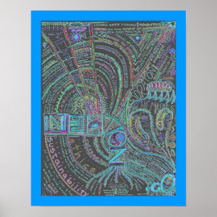 L'intention de maintenir l'esprit carte II Poster