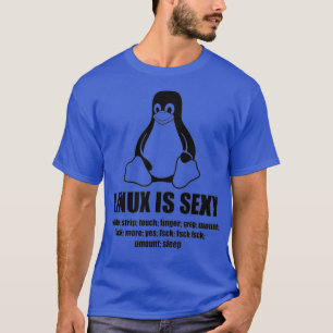 Linu Root SUDO Uni shell Sey fun gift T-Shirt