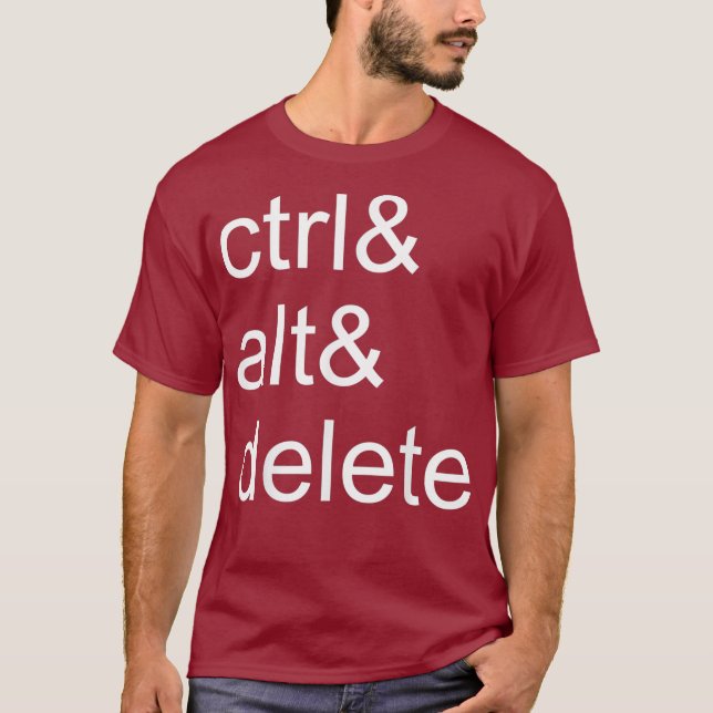 Linu System Admin Systems Administrator Control T-Shirt (Front)