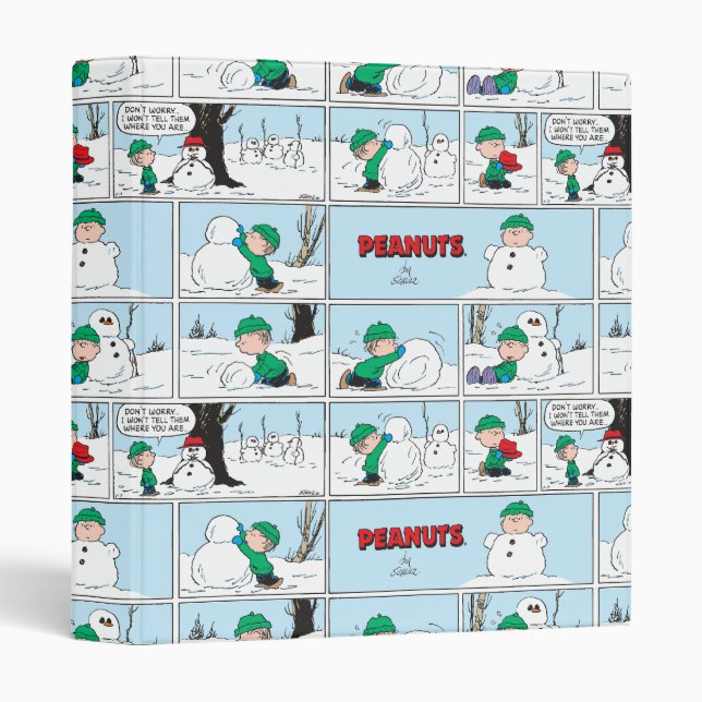 Linus Builds A Snowman Binder (Front/Spine)