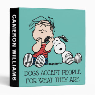 Linus Comforted With Snoopy's Ear Binder