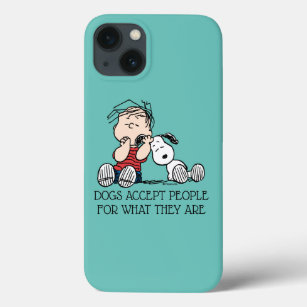 Linus Comforted With Snoopy's Ear iPhone 13 Case