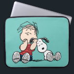 Linus Comforted With Snoopy's Ear Laptop Sleeve<br><div class="desc">Check out Linus sucking his thumb and using Snoopy's ear as his security blanket.</div>