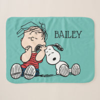 Linus Comforted With Snoopy's Ear