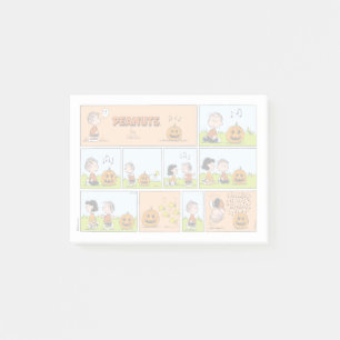 Linus & Lucy   Singing Jack-O-Lantern Post-it Notes