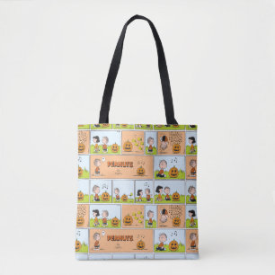 Linus & Lucy   Singing Jack-O-Lantern Tote Bag