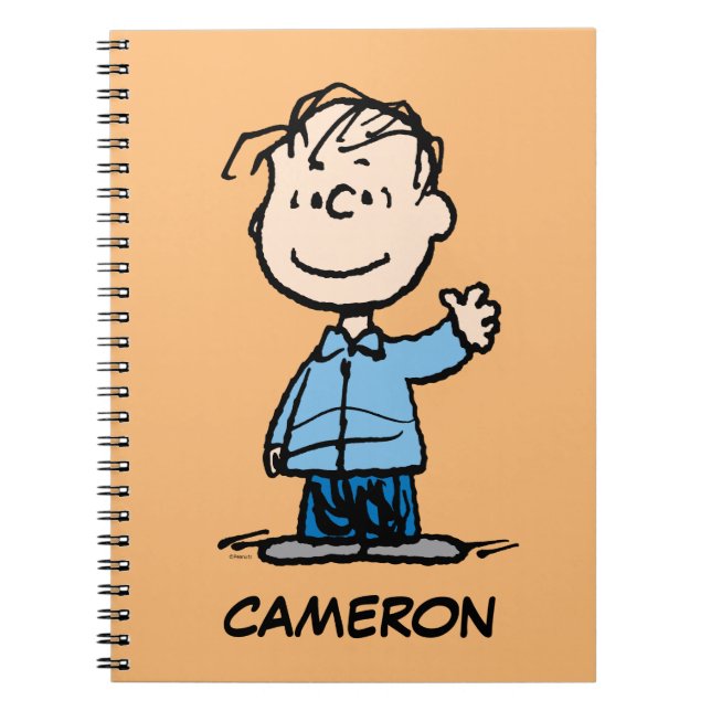 Linus Waving Notebook (Front)
