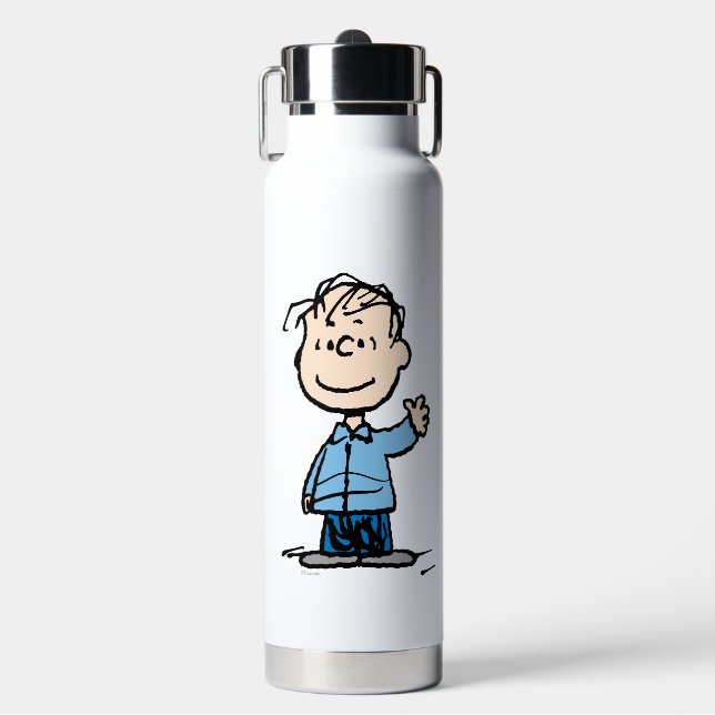 Linus Waving Water Bottle (Front)